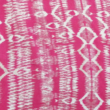 Load image into Gallery viewer, Gloria Vanderbilt Top Pink White Geometric Print Flare Sleeve Womens Large