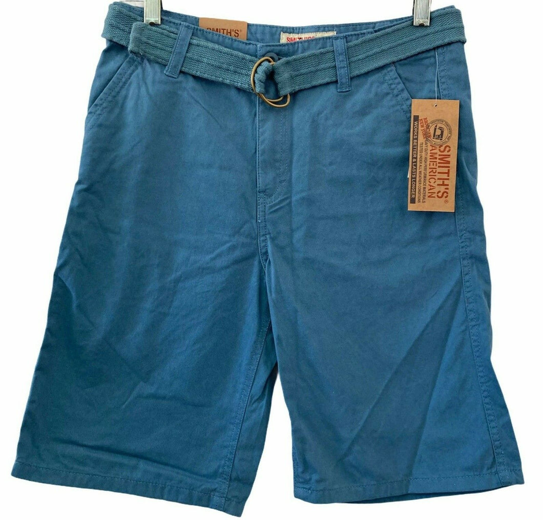 Smiths American Shorts Bermuda Boys Size 16 Blue