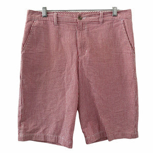 Polo Ralph Lauren Shorts Bermuda Golf Striped Red and White Mens Size 20