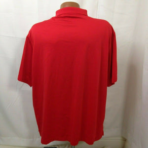Walter Hagen Mens Red Golf Short Sleeve Polo Shirt Size 2XL