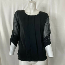 Load image into Gallery viewer, Umgee Womens Black Button Down Blouse Size Small