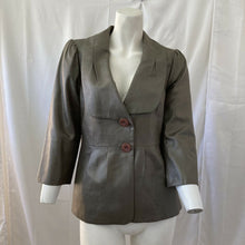 Load image into Gallery viewer, Classiques Entier Dark Gray Shimmer Blazer Size Small