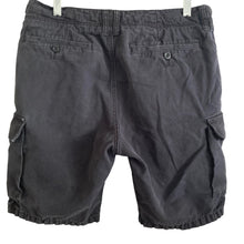 Load image into Gallery viewer, Lucky Brand Cargo Shorts Mens 31 Black Stretch