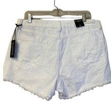 Load image into Gallery viewer, Blank NYC Shorts Womens Size 31 White Distressed Raw Hem Hi Rise