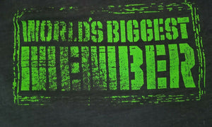 RARE WWE Mens DX Army Triple K Shawn Michaels worlds biggest member shirt WWF