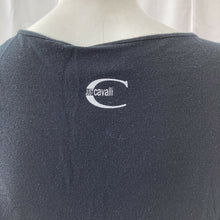 Load image into Gallery viewer, Just Cavali Womens Black Long Sleeve Top Size 52 Italy Medium US roberto cavali