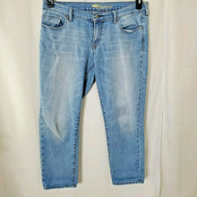 Load image into Gallery viewer, Old Navy The Boyfriend Womens Light Wash Distressed Blue Jeans Size 8