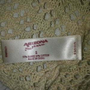 Arizona Jeans Women's Off White Knit Top Small