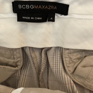 Bcbgmaxazria Shorts Bermuda Plaid Womens Size 4
