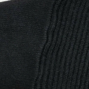 Devotion By Cyrus Sweater Turtleneck Black Hi-Low Rib-Knit Womens XS