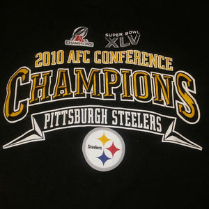 Pittsburgh Steelers 2010 AFC Conference Superbowl Youth Tshirt Medium