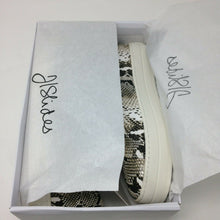 Load image into Gallery viewer, J Slides Hilton Platform Snakeskin Print Sneakers