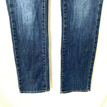 Load image into Gallery viewer, Lucky Brand Regular Inseam Womens Floral Embroidered Blue Jeans Size 4 27