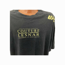 Load image into Gallery viewer, original rare 2008 UFC 91 couture vs lasnar fight shirt 3XL mgm las vegas