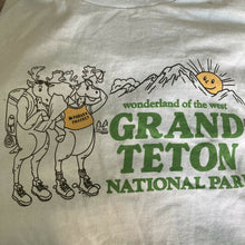 Load image into Gallery viewer, Grand Teton National Park T-shirt Women’s Light Blue XL new moose mountains sun