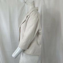 Load image into Gallery viewer, Mossimo Womens Off White Textured One Button Blazer Size Large