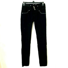 Load image into Gallery viewer, Tush Push Womens Black Skinny Jeans Juniors Size 1