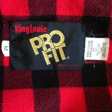 Load image into Gallery viewer, King Louie Pro Fit Vintage Mens Red Light Jacket with Checkered Lining Medium
