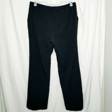 Load image into Gallery viewer, Calvin Klein Womens Black Stretch Mid-Rise Wide Leg Trousers 12