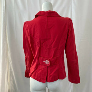 Periscope Womens Red Double Breasted Outdoor Jacket Size Medium