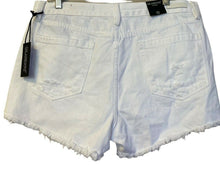 Load image into Gallery viewer, Blank NYC Shorts Womens Size 31 White Distressed Raw Hem Hi Rise