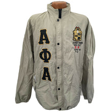 Load image into Gallery viewer, Vintage 90s Alpha Pi Alpha Fraternity Inc Jacket IMEH-OSEI ZB SPR 98 #2 Vtg XL