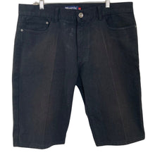 Load image into Gallery viewer, Monarchy Collection Shorts Denim Mens Black Bermuda Style Size 36