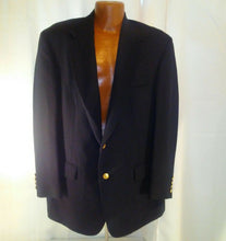 Load image into Gallery viewer, Wimbledon of England Exclusively by Dillards Mens Blue Blazer w Gold Buttons 44R