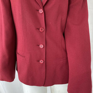 Talbots Petites Women’s Red Blazer 5 Button Blazer Size 10