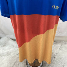 Load image into Gallery viewer, rare Ebay blue yellow orange shirt adult sz L employee open super soft ebay.com