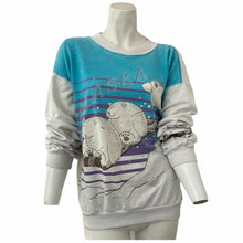 Load image into Gallery viewer, Vintage 1987 Alaska Sweatshirt Womens Large Polar Bears Snow 80S