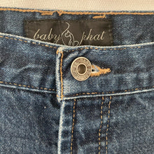 Load image into Gallery viewer, Vintage 90s Baby Phat Jeans Womens Dark Wash Plus Size Juniors 13