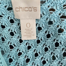 Load image into Gallery viewer, Chico’s Sweater Pullover Baby Blue Chico’s Size 0 US Size S Size 4