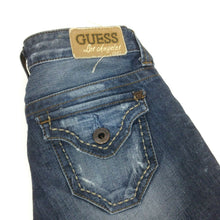 Load image into Gallery viewer, Vintage 90s Guess Los Angeles Flirty Stretch Ripped Distressed Jeans Size 24