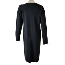 Load image into Gallery viewer, Treasure &amp; Bond Sweater Dress Black Womens Medium