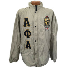 Load image into Gallery viewer, Vintage 90s Alpha Pi Alpha Fraternity Inc Jacket IMEH-OSEI ZB SPR 98 #2 Vtg XL