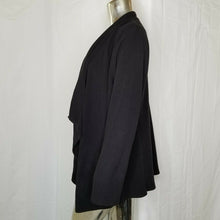 Load image into Gallery viewer, DKNY Fleece Sweat jacket Open Front Draped Womens Size XL