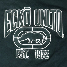 Load image into Gallery viewer, Ecko Unltd Mens Black White Logo Short Sleeved T-shirt Large