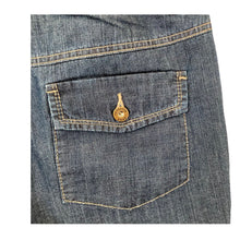 Load image into Gallery viewer, Rafaella Shorts Denim Womens Size 6 blue dark wash short shorts cuffed