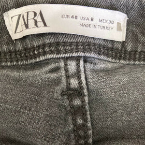 Zara Womens Black Denim Jeans Size 8