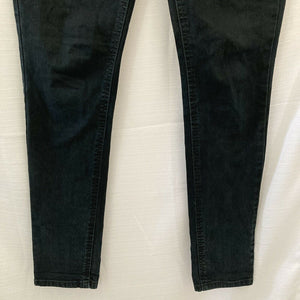 Mossimo Premium Denin Skinny Womens Black Denim Jeans Fit 4 Size 4R