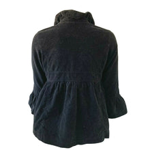 Load image into Gallery viewer, Gap Kids Girls Black Velvet Coat Size 12 XL