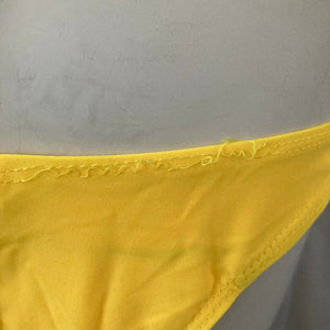 Womens Yellow 2 Piece Bikini Size Medium