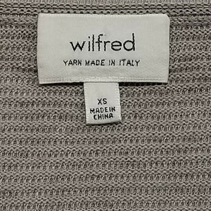 Aritzia Wilfred Sweater Womens XS Ribbed Taupe
