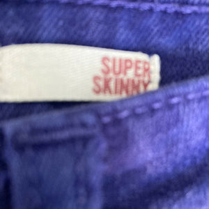 Arizona Super Skinny Purple Jeans Juniors Size 7