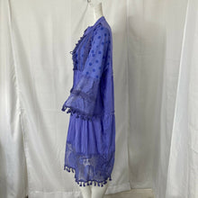 Load image into Gallery viewer, Kinikiss Maroths Womens Purple Fancy Boho Dress Size Large